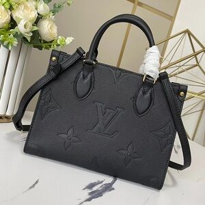 Louis Vuitton Onthego MM Empreinte Black Tote